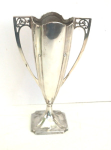 Antique Sheffield Silver Vase 1896 Secessionist