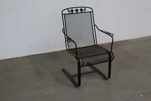 Mid Century Modern Woodard Springer Rocker Patio Lounge Chair
