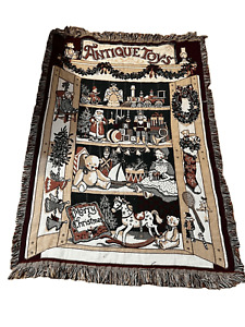 Vintage Antique Toys Tapestry Throw Blanket