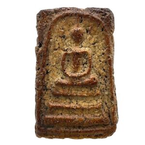 Thai Buddha Phra Somdej Lp Toh Amulet Wat Rakang Talisman Pendantgold Case C007