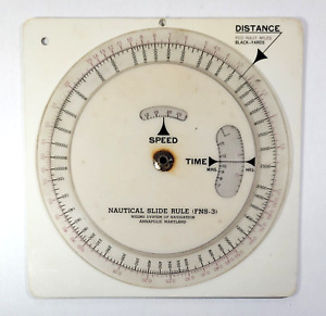Nautical Slide Rule Fns 3 Weems System Of Navigation Annapolis Maryland