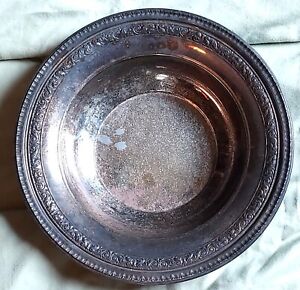 Vintage Reed Barton 1201 Silver Plate 10 Round Serving Bowl