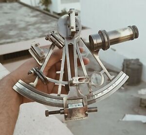 8 Brass Antique Nautical Marine Navigational Astrolabe Instrument Sextant Gift