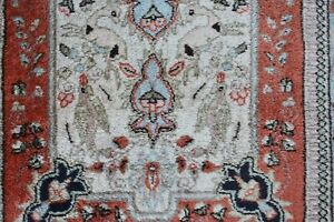 Vintage Handmade Oriental Rug Tebriz Taba Taba 3 3x4 10 111221