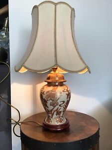 Vintage Satsuma Oriental Cloisinne Lamp