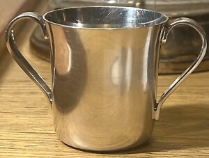 Rare Vintage Tiffany Co Elsa Peretti Sterling Double Handle Baby Cup 115 G