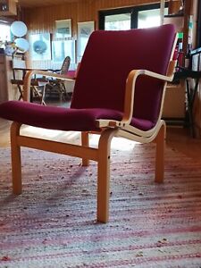 Chair Vintage Leather Easy Chair 60er Nielaus Jeki Mobler Denmark 70er Danish 17