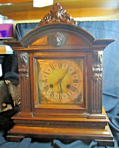 Antique Phs Made In Germany By Teutonia Clock Manufactory Mantel Clock
