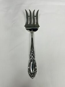 Towle King Richard Sterling Silver Solid Cold Meat Serving Fork 8 95g