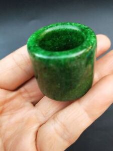 Chinese Nephrite Jade Archer S Thumb Ring Banzhi Rare