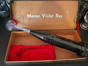 Medical Quackery Quack Science Master Ray Violet Ray Machine With Wand Works 