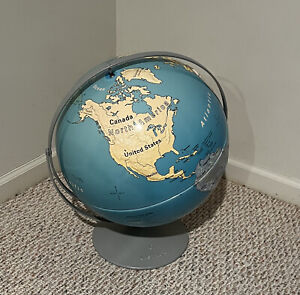 Toy Globe By Nystrom First Sculptural Raised Relief Classroom Map 40 Cm 16 Inch
