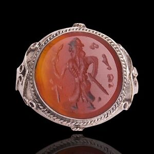 Ancient Roman Signet Ring Roman Jewelry Historical Roman Signet Statement Rin