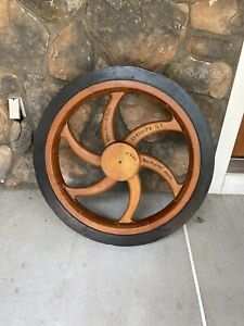 Foundry Mold Wood Worm Gear Pattern Industrial Would Make A Great 1 Off Table