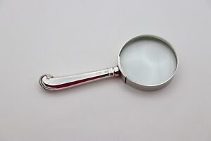 Antique Sterling Silver Handled Magnifying Glass Hallmarked Sheffield 1905