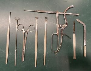 Vintage Tonsil Snare Tonsillectomy Surgical Instrument Tool Lot Read 