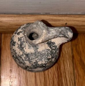 Ancient Antique Original Small Pitcher Middle Eastern Rare Clay Look 