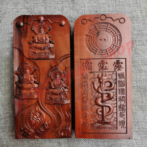 Taoist Lightning Strikes Jujube Wood Reliefs Sanqing Orders Sanqing Tokens