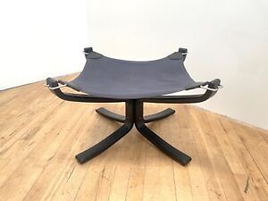 Falcon Chair Footstool Ottoman By Sigurd Ressell Vatne Mobler Ottoman Black