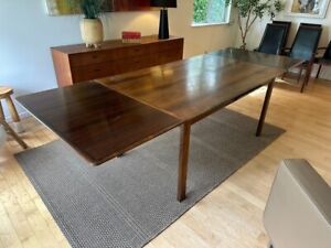 Moreddi Mid Century Modern Teak Danish Dining Table Extendable