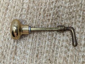 1 3 4 Antique Brass Door Knob With Steel Lever