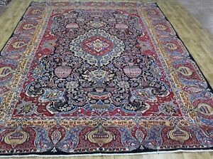 An Outstanding Handmade Persian Kashmar Wool Carpet Superb Colours 385 X 290 Cm