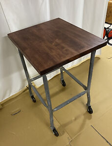 Vintage 1950 S 60 S Kitchen Side Table Industrial Rolling Cart 