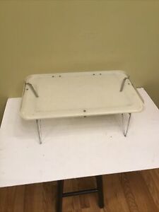Vintage Guardian Mid Century Tv Tray Folding Bed Retro Hold Downs 22 X 14 