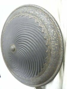 Vintage Antique Warrior Shield Vibe Bands Arabic Islamic Shield