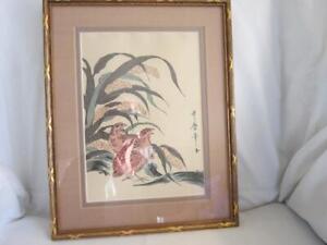 Utamaro Quail And Millet Japanese Woodblock Print The Adachi Institute