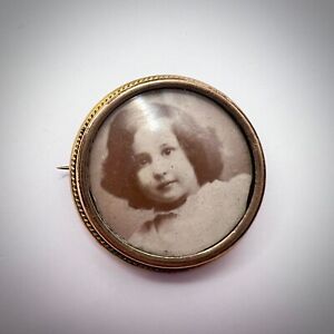 1920 Wightman Hough Art Nouveau Antique Women S Pin Brooch Gold Plated Marked