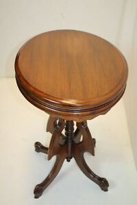 Antique Victorian Aesthetic Movement Walnut C Table Ready To Use C 19th