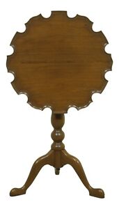 53343ec Walnut Bench Made Tilt Top Candle Stand Table