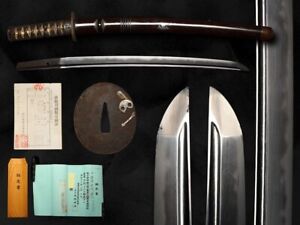 Japanese Wakizashi Short Real Sword Katana Antique Samurai 