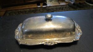Watson Silver Plated Butter Dish With Cover 129
