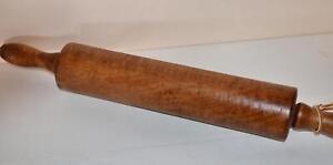 Antique Tiger Maple Rolling Pin 20 Long