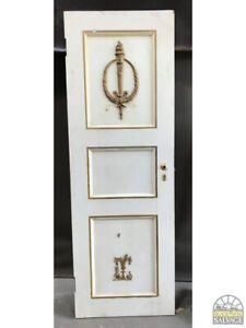 Ornate 3 Panel Door With Applique 30 X 87 5 8 