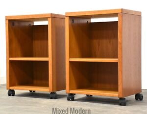 Danish Mid Century Modern Teak Cabinets A Pair