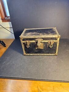 Child S Doll Steamer Trunk 1930s 10x6x6 As Found Metal And Wood