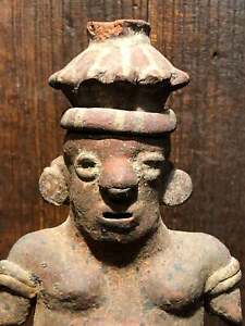 A Rare And Unusual Nayarit Shaft Tomb Figure Free Shipping 