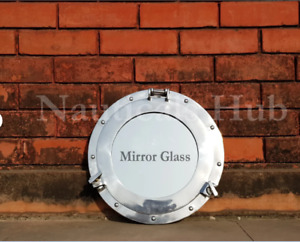 Nautical Silver Porthole Mirror 12 Round Porthole Ship Windows Porthole 