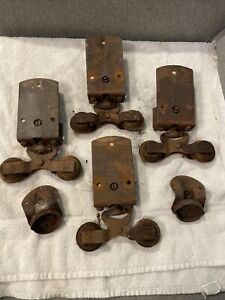 Authentic Vintage Sliding Wood Barn Door Pulleys And Stops Off A Local Barn