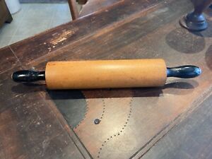 A Very Nice American Turned Maple Rolling Pin Late 19th Early 20th Century