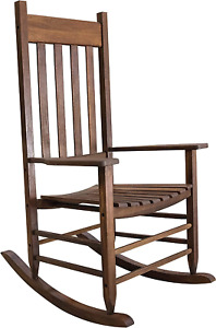 Wooden Rocking Chair Brown