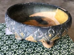 China Black Clay Bowl About 6 Wide