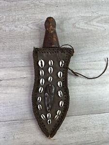 African Tribal Knife Leather Sheath 13 Handmade Hyde Sheath Home Decor