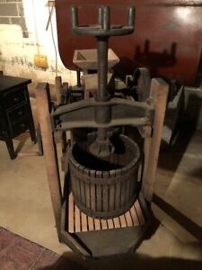Antique 2 Barrel Cider Press