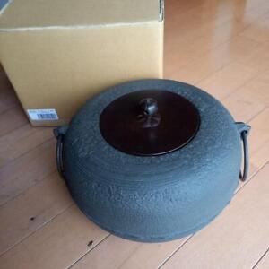Chagama By Ito Sho Japanese Cast Iron Tea Kettle Teapot 24x161 1cm J6638