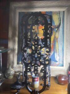 Large Mission Spanish Revival Cast Iron Ceiling Lamp