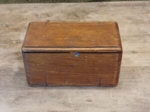 1889 Singer Sewing Machine Oak Wood Folding Puzzle Box Attachments